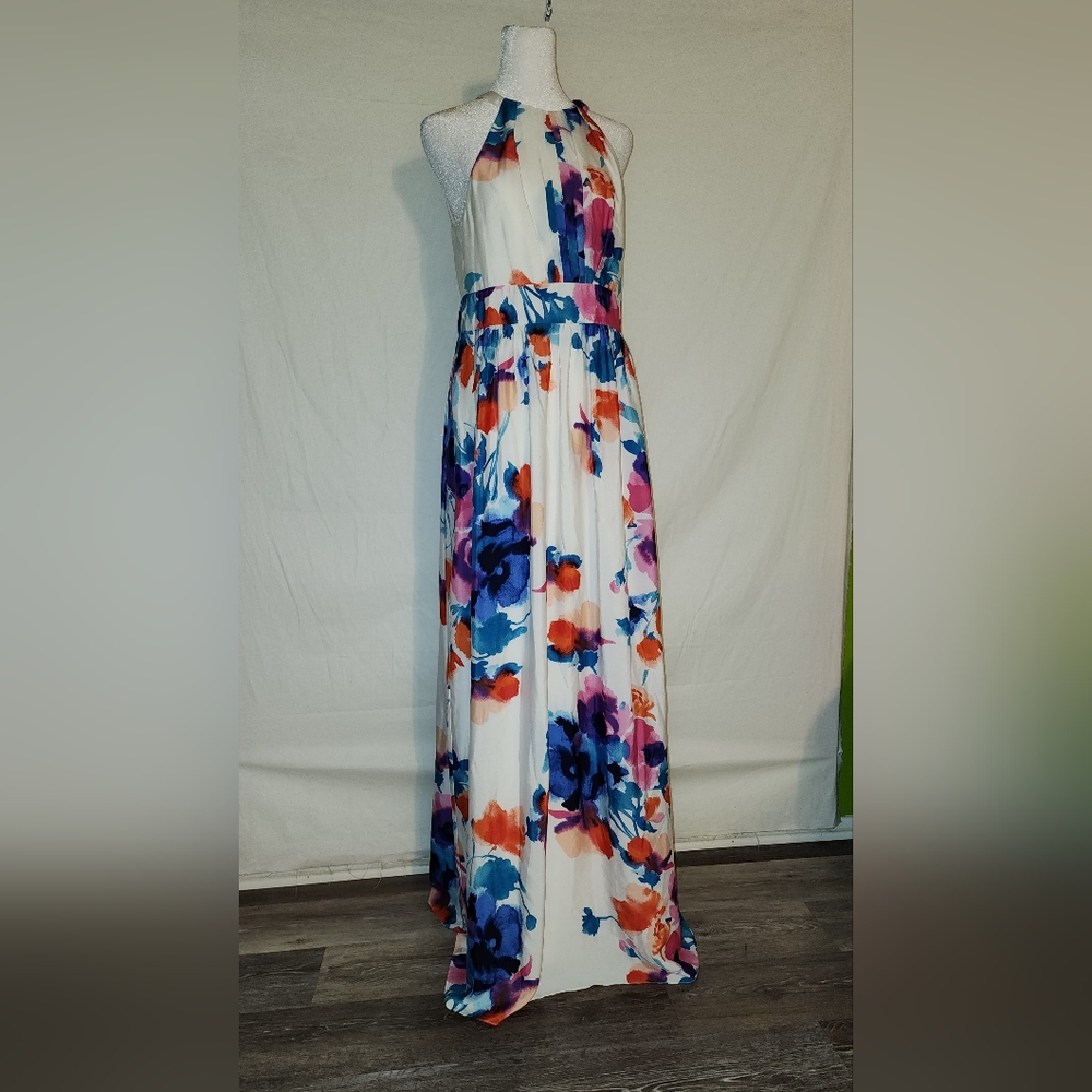 Eliza J  maxi dress size 8 floral print